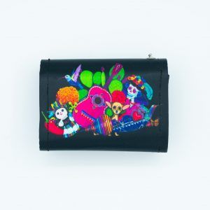 Monedero Clásico "Collage Negro"