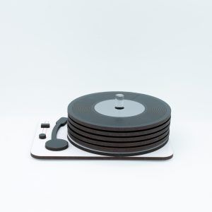 Portavasos "Tornamesa Plateado"